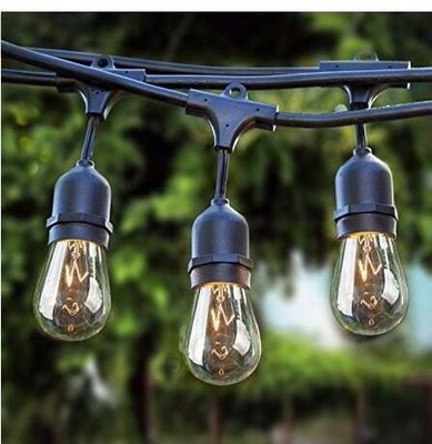 Controlador incluido 48 pies resistente al agua luces de cuerda LED al aire libre