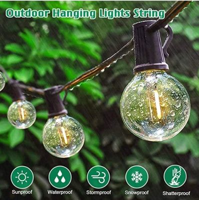 5M luz de cuerda LED para decoración sin bombillas cable 50000 H vida útil