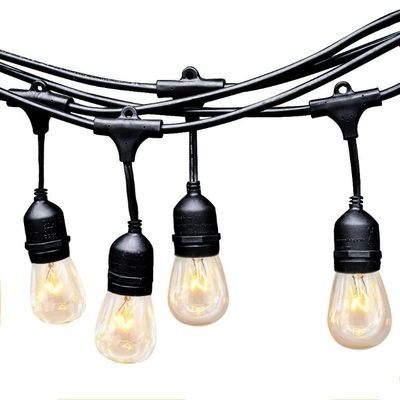 Luz de cuerda de LED de tamaño de color personalizado para decoración de jardín Festoon al aire libre