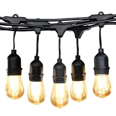 Fabrica 500m Conectar luz solar LED exterior de cuerda temperatura de trabajo -20-40 C