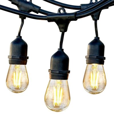 Fabrica 500m Conectar luz solar LED exterior de cuerda temperatura de trabajo -20-40 C