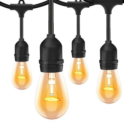 Patio RGB IP65 resistente al agua Blanco cálido LED luces de cuerda al aire libre