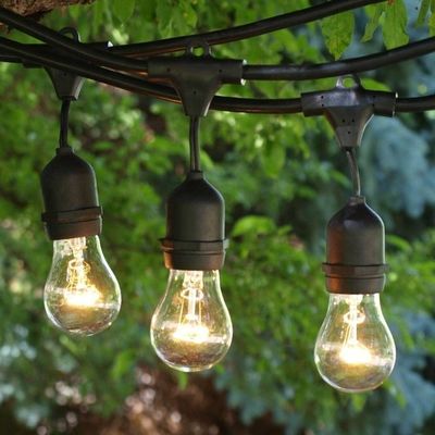 Patio RGB IP65 resistente al agua Blanco cálido LED luces de cuerda al aire libre