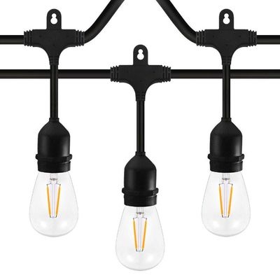 Decoración Luz de cuerda de flores artificiales con material de PVC 30000 horas de vida útil
