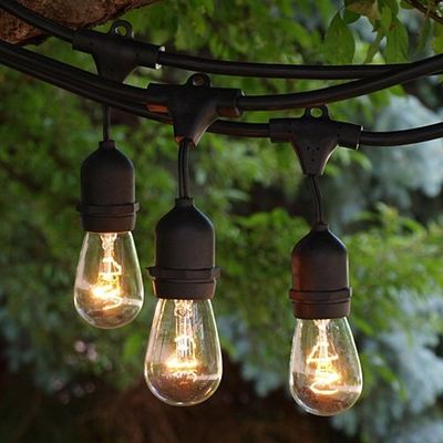 Decoración Luz de cuerda de flores artificiales con material de PVC 30000 horas de vida útil