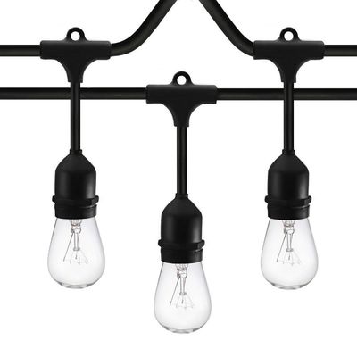 Decoración Luz de cuerda de flores artificiales con material de PVC 30000 horas de vida útil