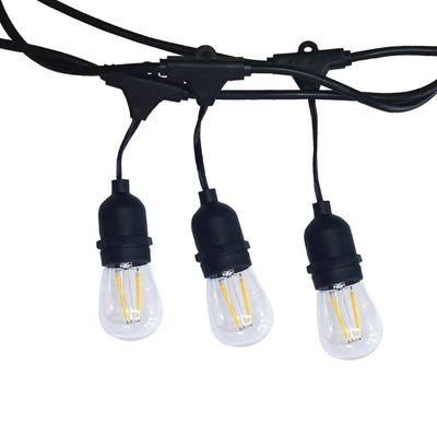 Lámparas de PVC 10M 10 para exteriores Correa de luz impermeable para tiendas de campaña o patio