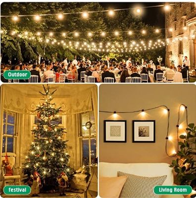 Decoración de Fiestas Bistro Luces de color personalizado CCT 2700K RGB DMX Festoon luz