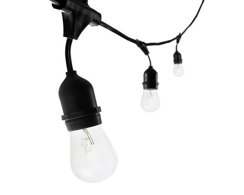 25ft 48ft Bulbo claro LED G40 Globo Solar LED Luces de cuerdas para la decoración de las fiestas