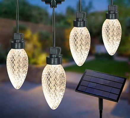 220v Iluminación al aire libre Festoon Globo lámpara guirnalda B22 E27 Socket String luz