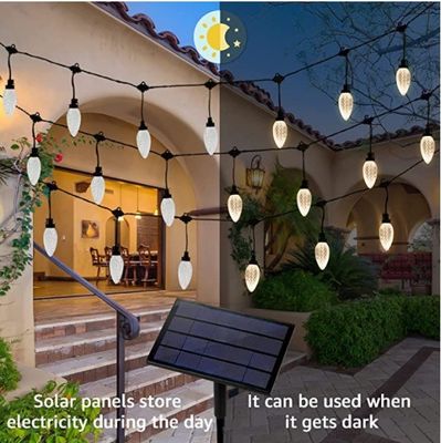 220v Iluminación al aire libre Festoon Globo lámpara guirnalda B22 E27 Socket String luz