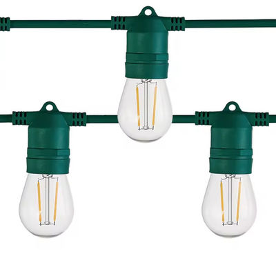 Lámpara de luz de Navidad de PVC de longitud personalizada para iluminación exterior única