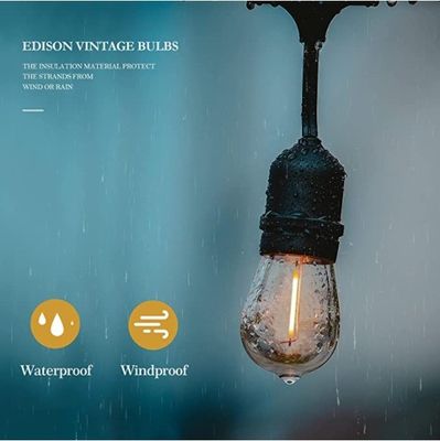 Lámpara de luz de Navidad de PVC de longitud personalizada para iluminación exterior única