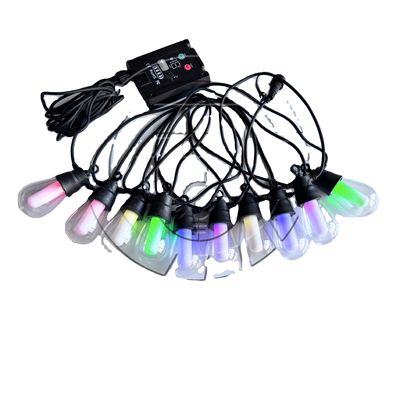 Luz de cuerda exterior lámpara de árbol E26 Led Twinkle Light para longitud personalizada