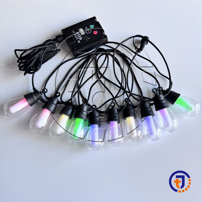 Luz de cuerda exterior lámpara de árbol E26 Led Twinkle Light para longitud personalizada