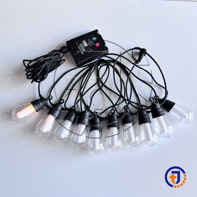 Luz de cuerda exterior lámpara de árbol E26 Led Twinkle Light para longitud personalizada