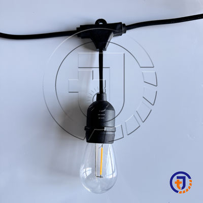 Luz de cuerda exterior lámpara de árbol E26 Led Twinkle Light para longitud personalizada